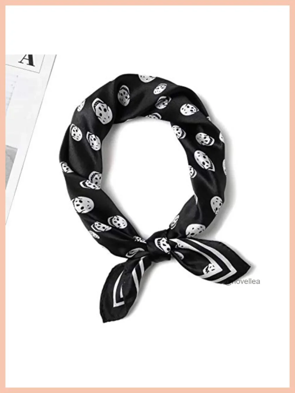 100% Mulberry Silk Square Neckerchief Scarf, Gift Packed